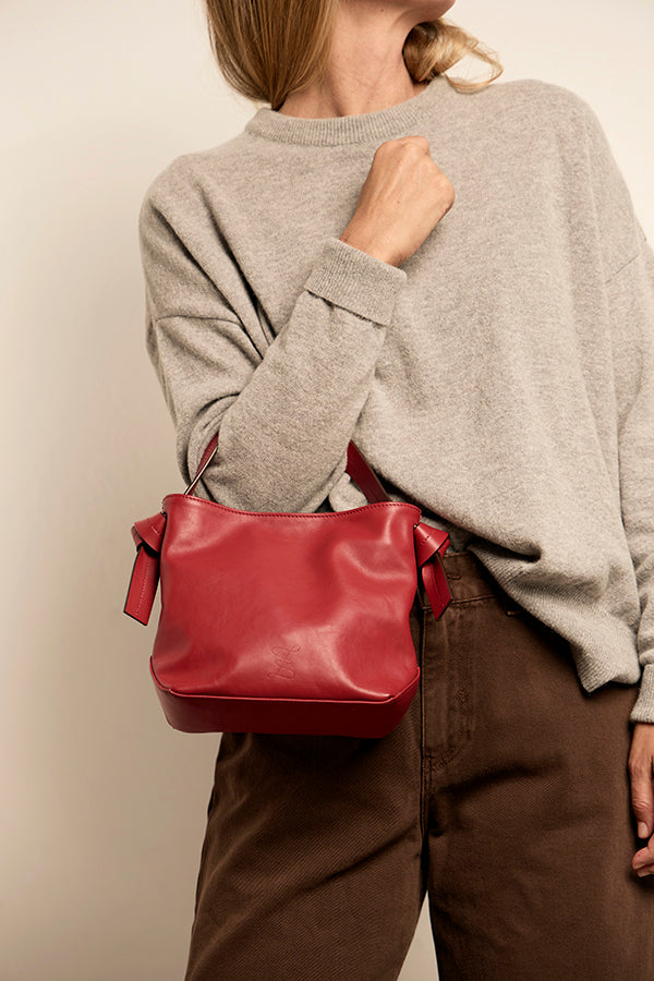 BOLSO NUDO S ROJO