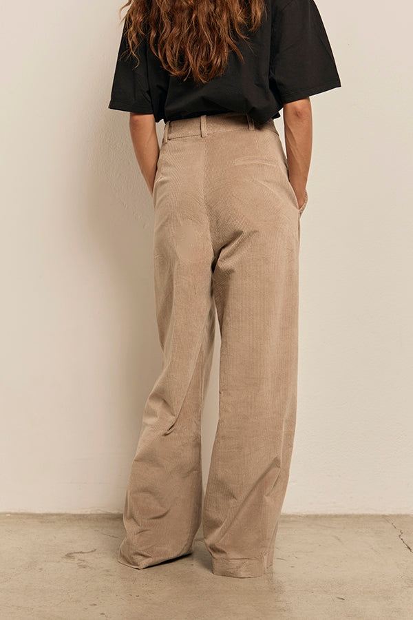 ANETTE PANTALON PANA TORTORA