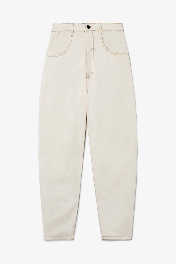 Siska Slouchy Ecru Jeans