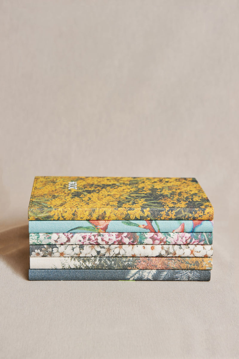 agenda semanal cherry blue canvas