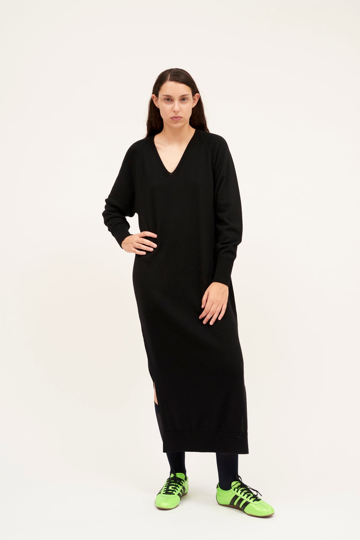 VESTIDO PUNTO ERIN NEGRO