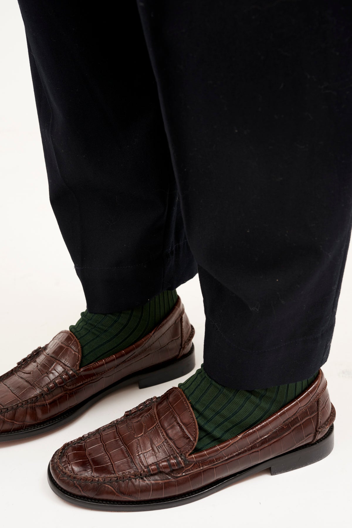 MOCASÍN CROCO MARRÓN