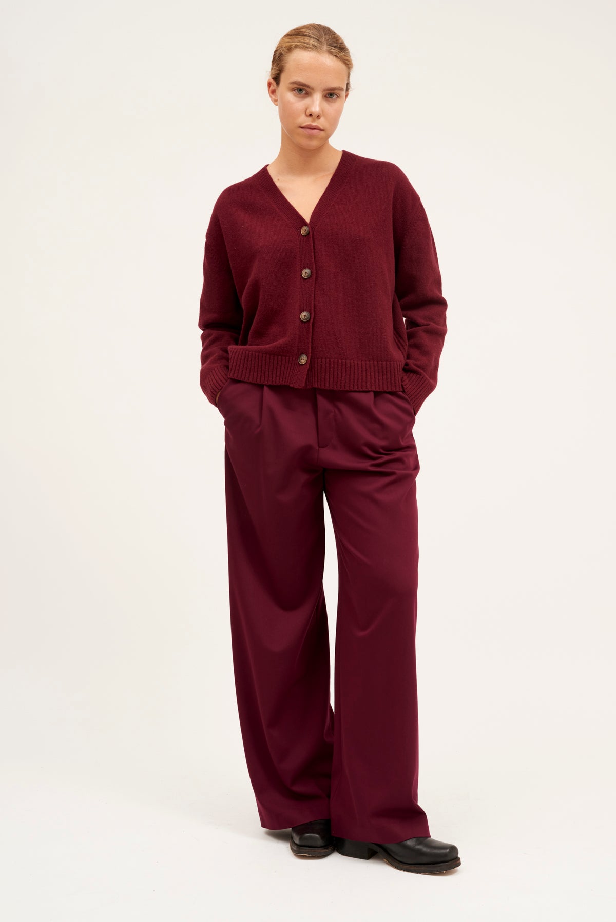 CHAQUETA LAURENT GRANATE