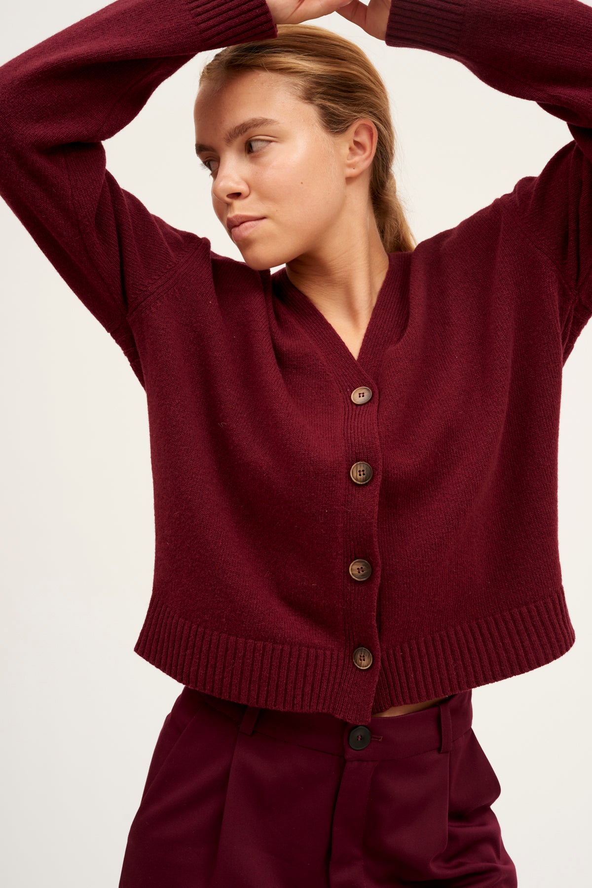 CHAQUETA LAURENT GRANATE