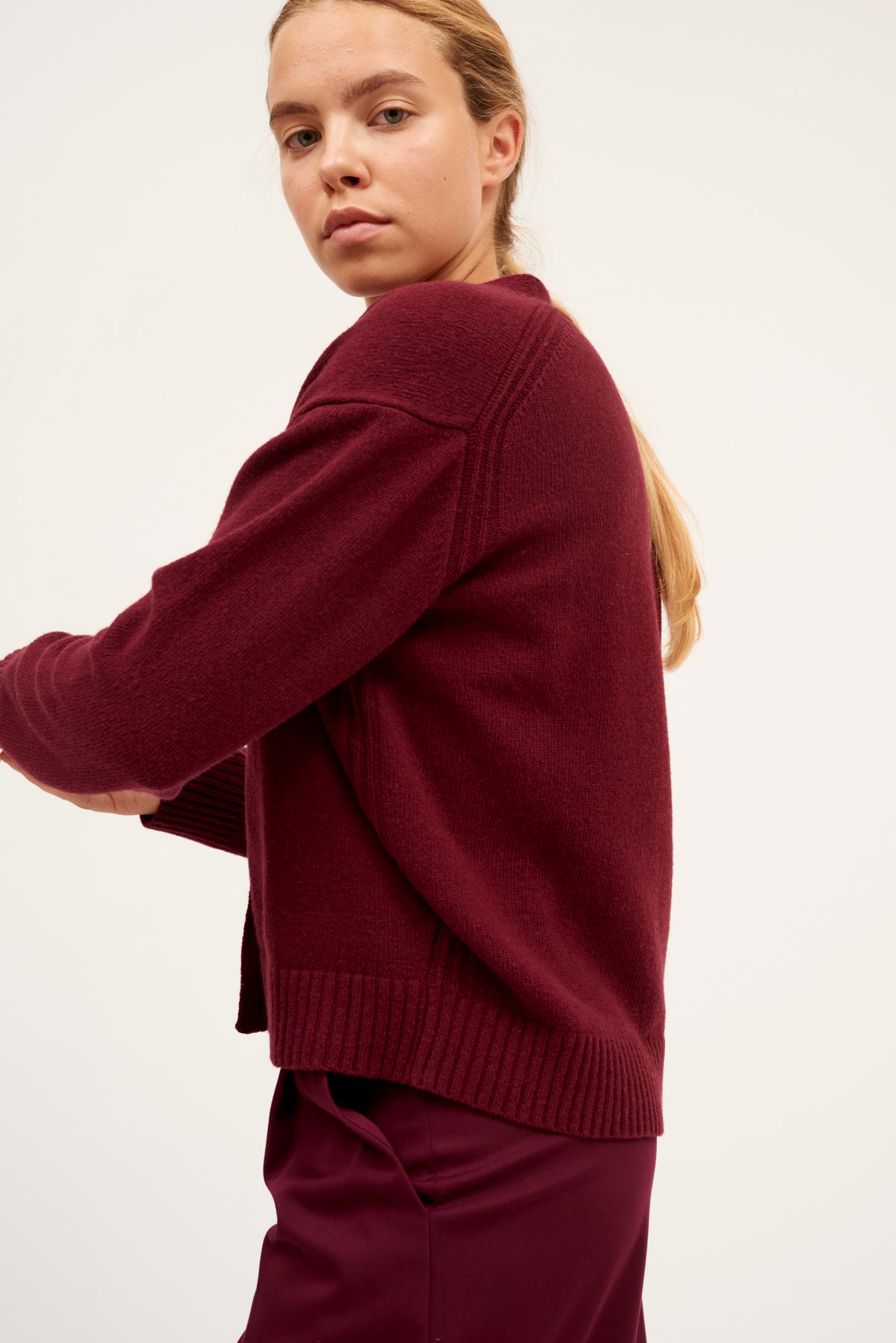 CHAQUETA LAURENT GRANATE