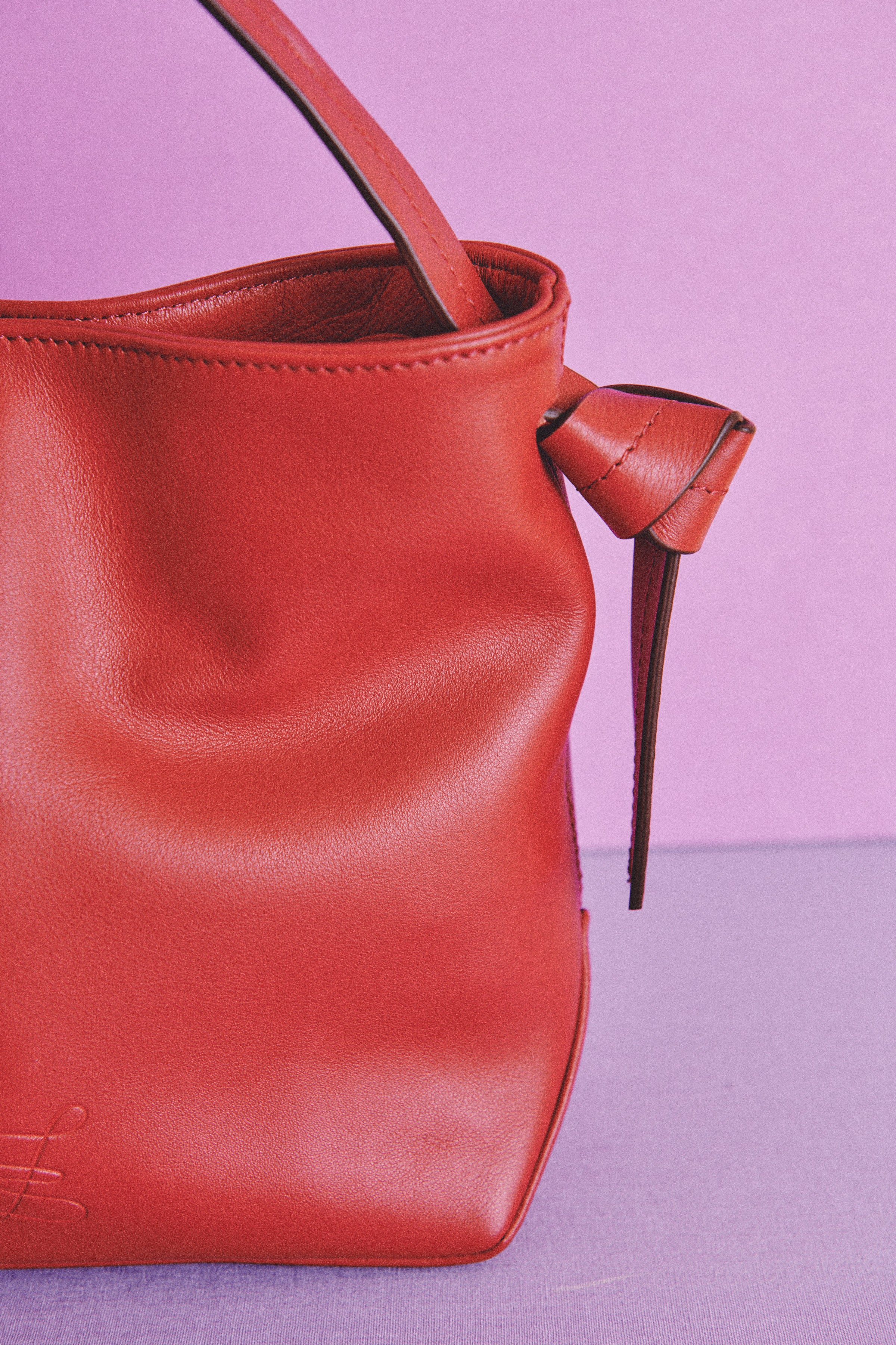 BOLSO NUDO S ROJO