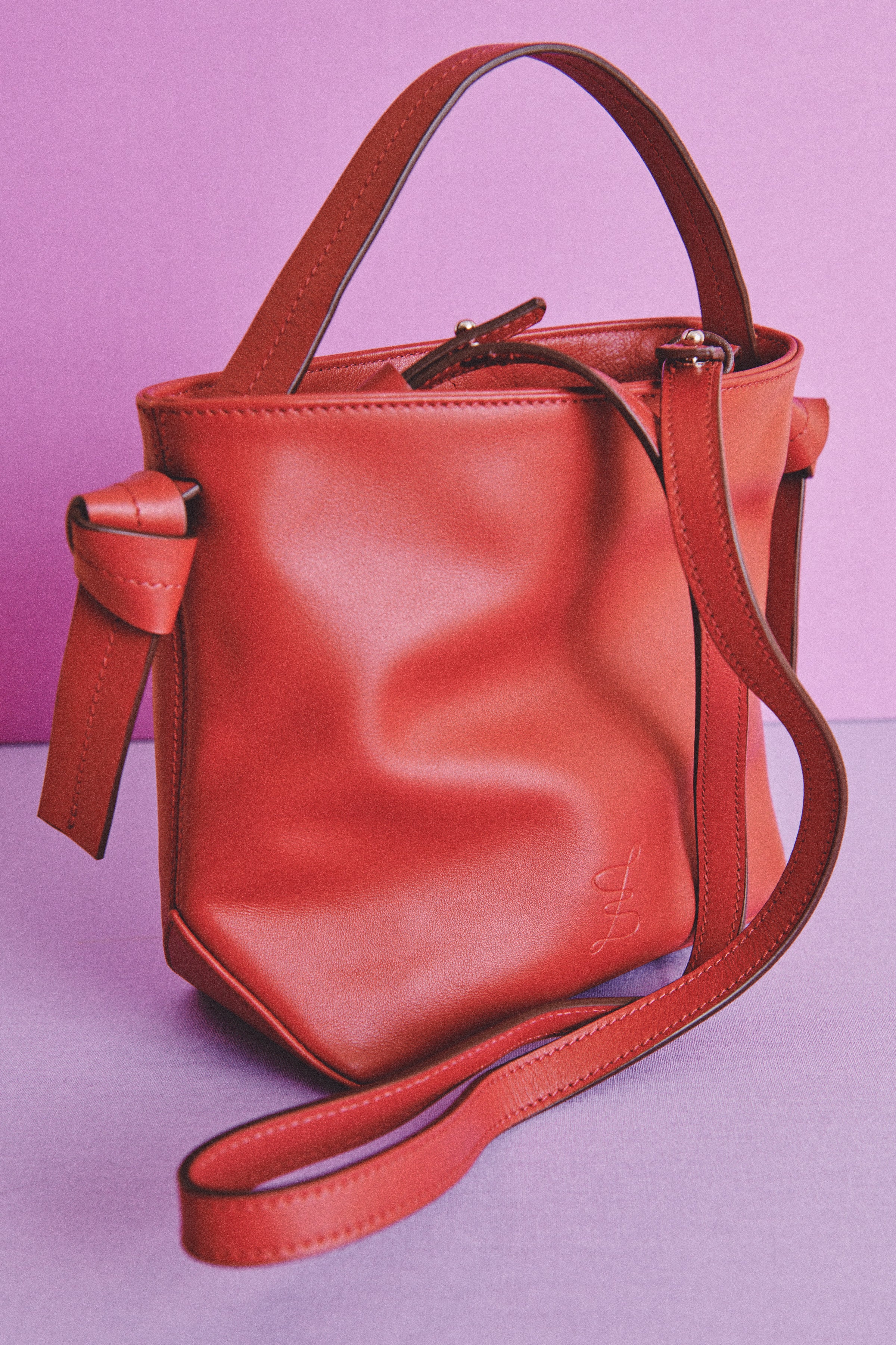 BOLSO NUDO S ROJO