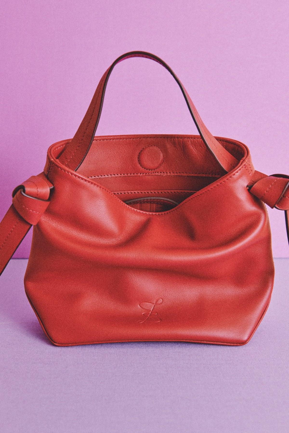BOLSO NUDO S ROJO