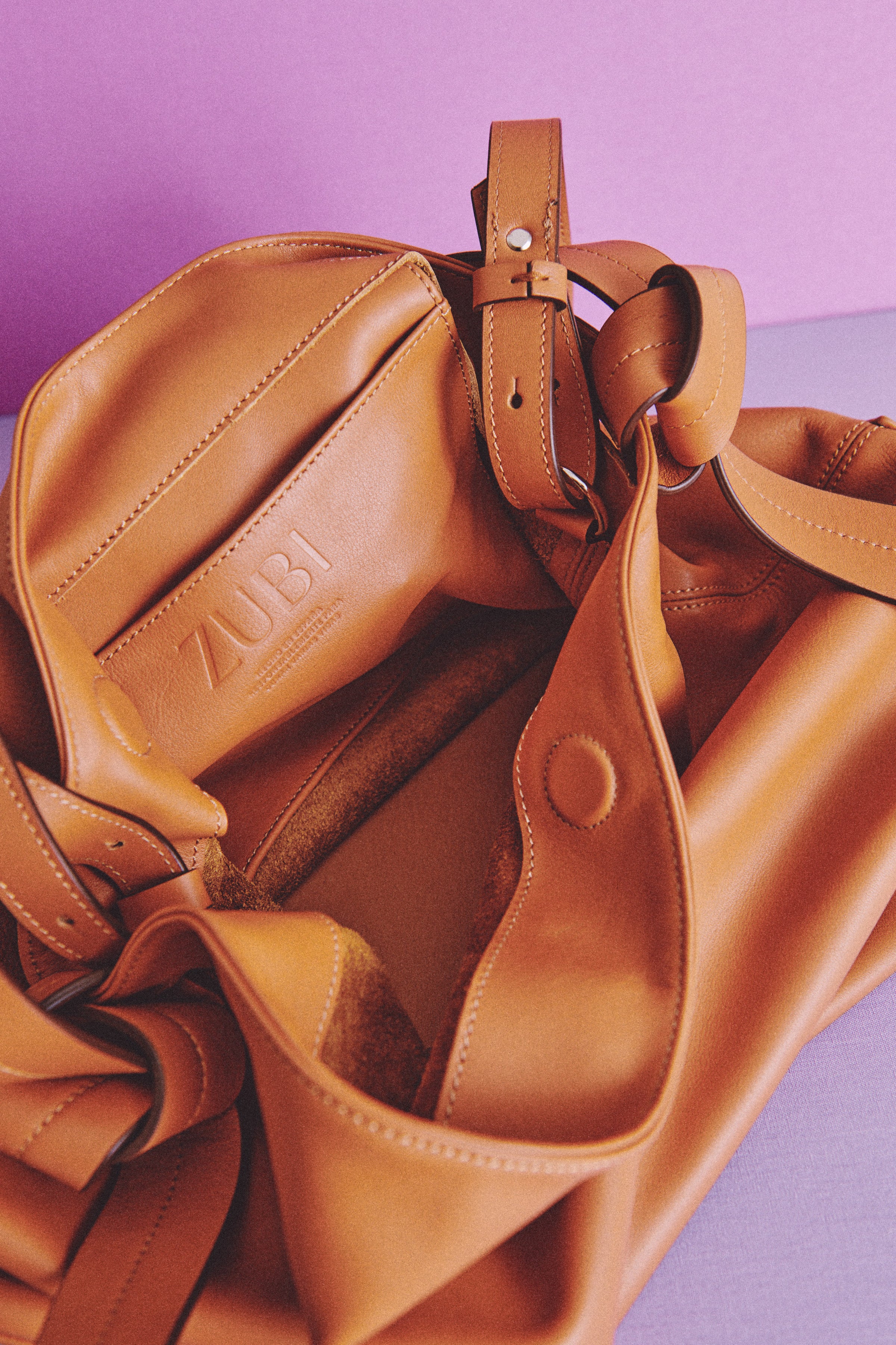 BOLSO NUDO M NARANJA