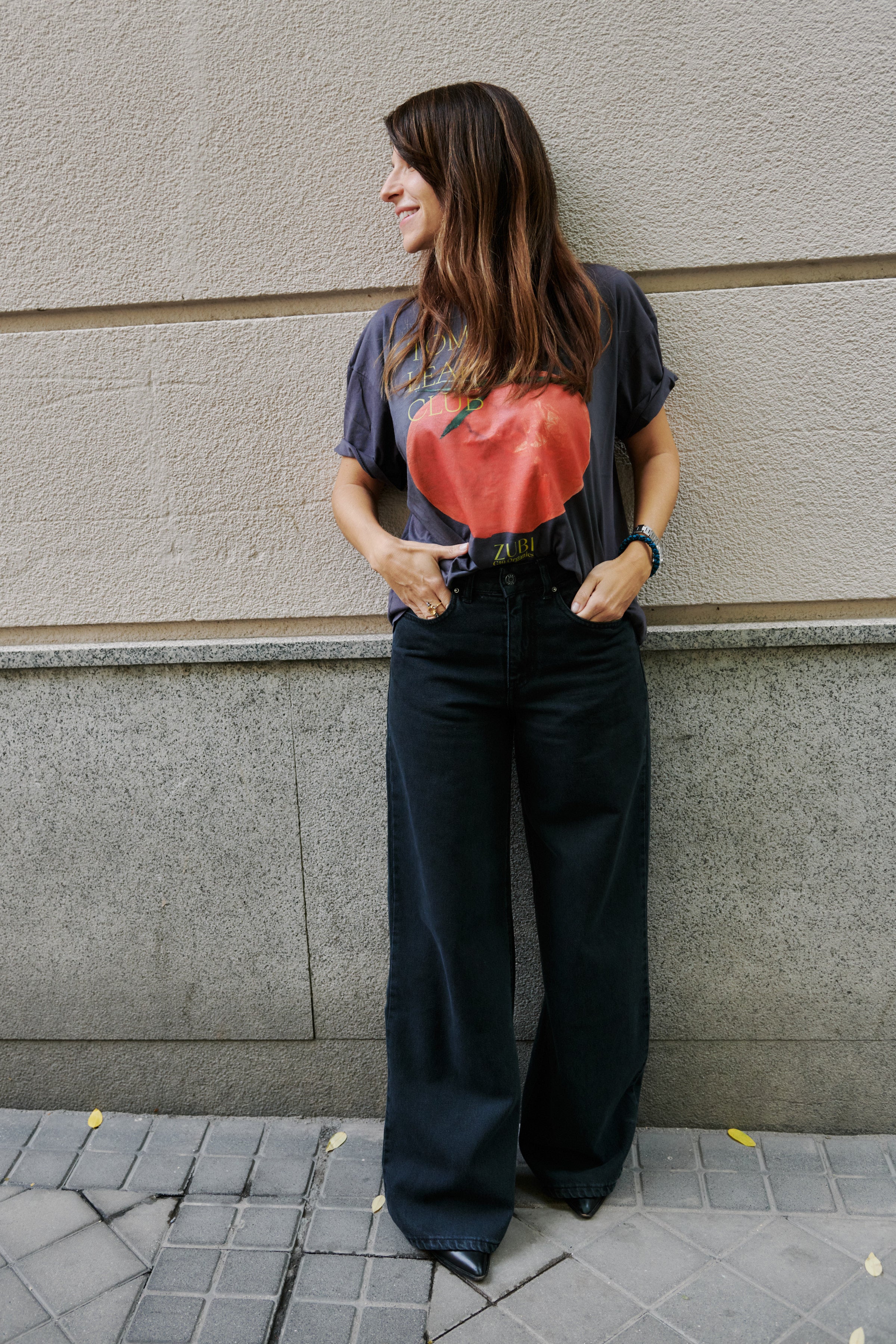 CAMISETA TOMATO LEAF CLUB PLOMO G19