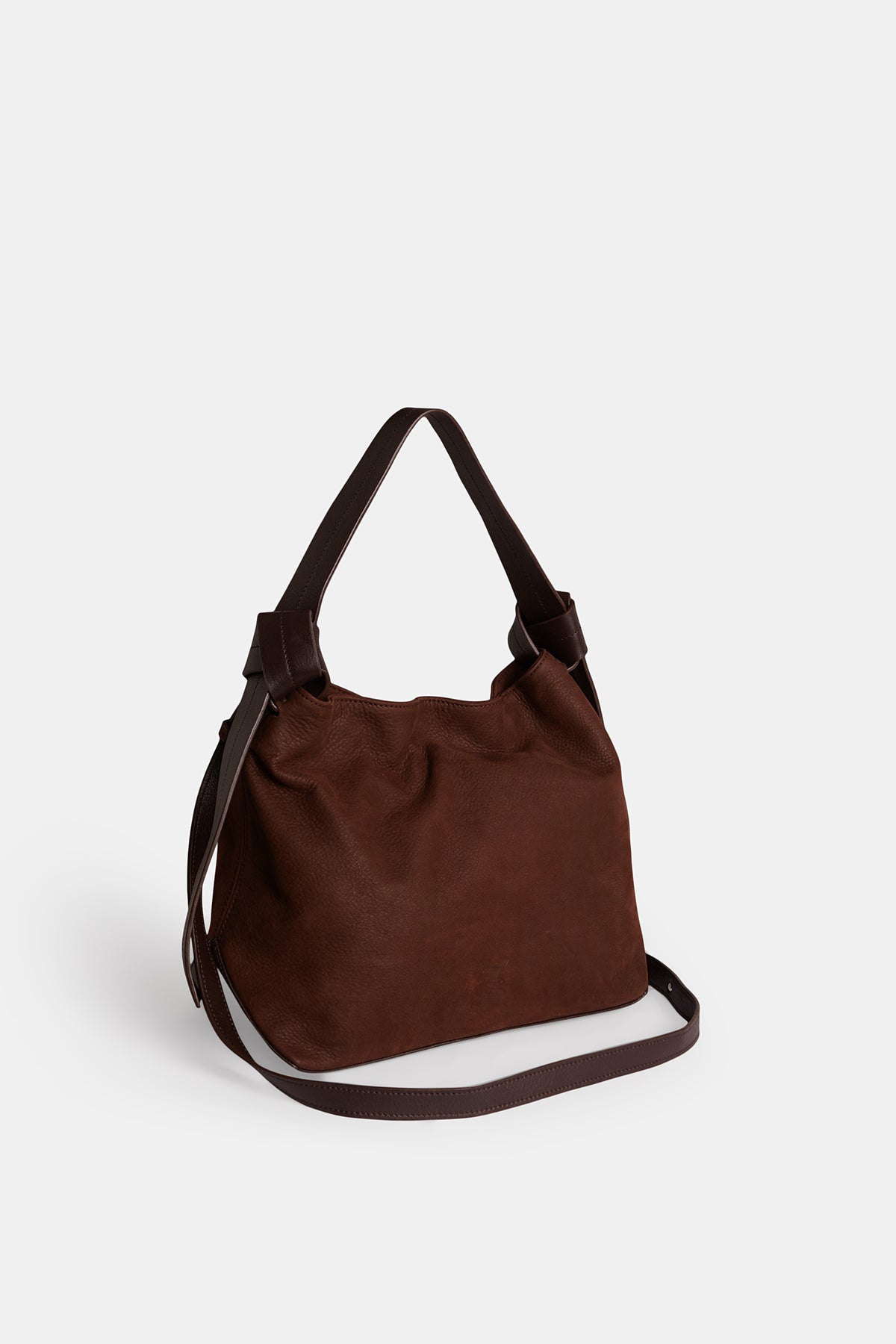 BOLSO NUDO M NOBUK ESPRESSO