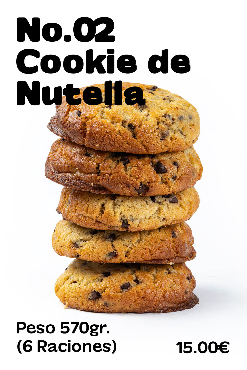 Nº02 Cookie de Nutella bolsa ABASOTAS