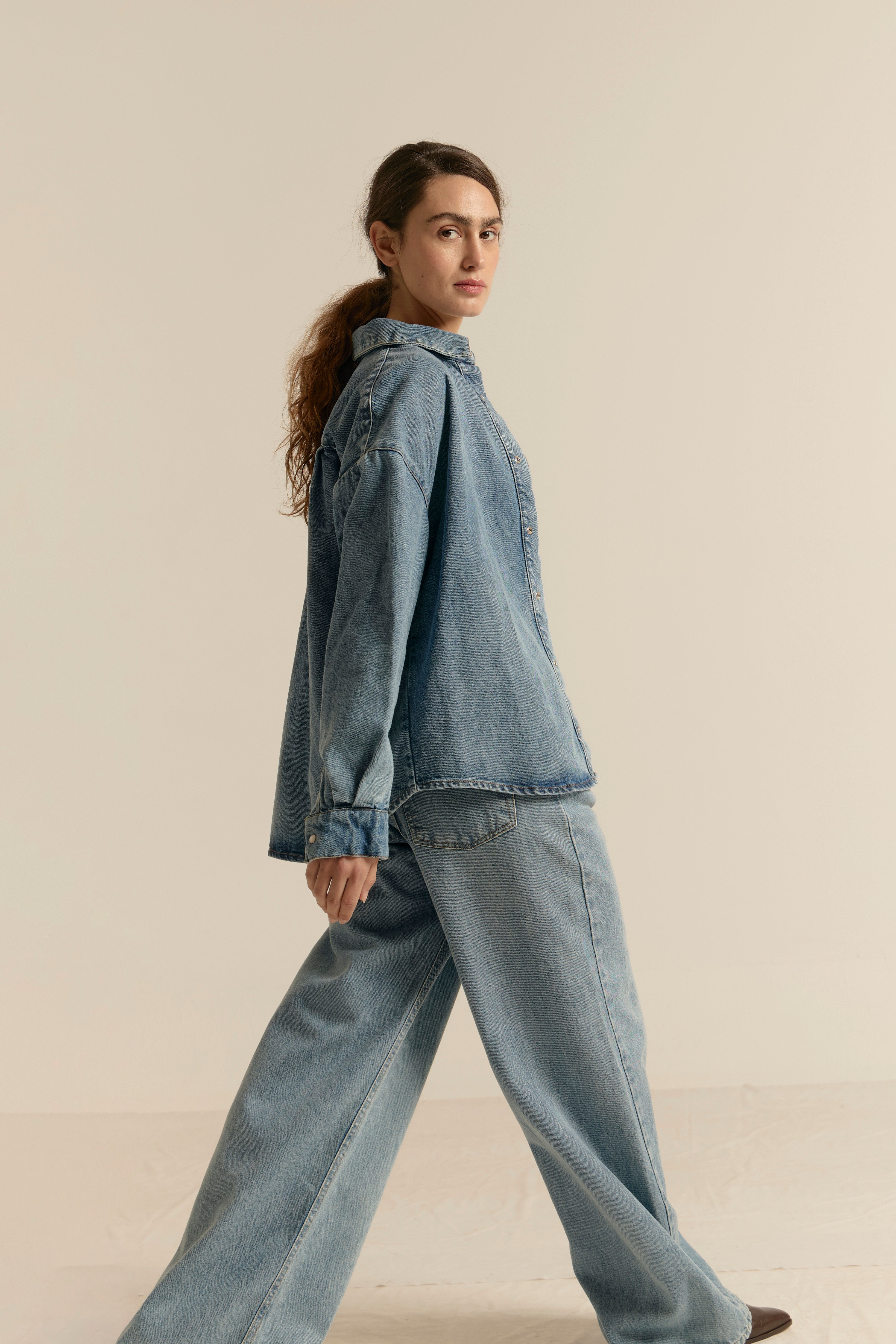 CANADIAN TUXEDO DENIM AZUL (LUCY + BETTINA)