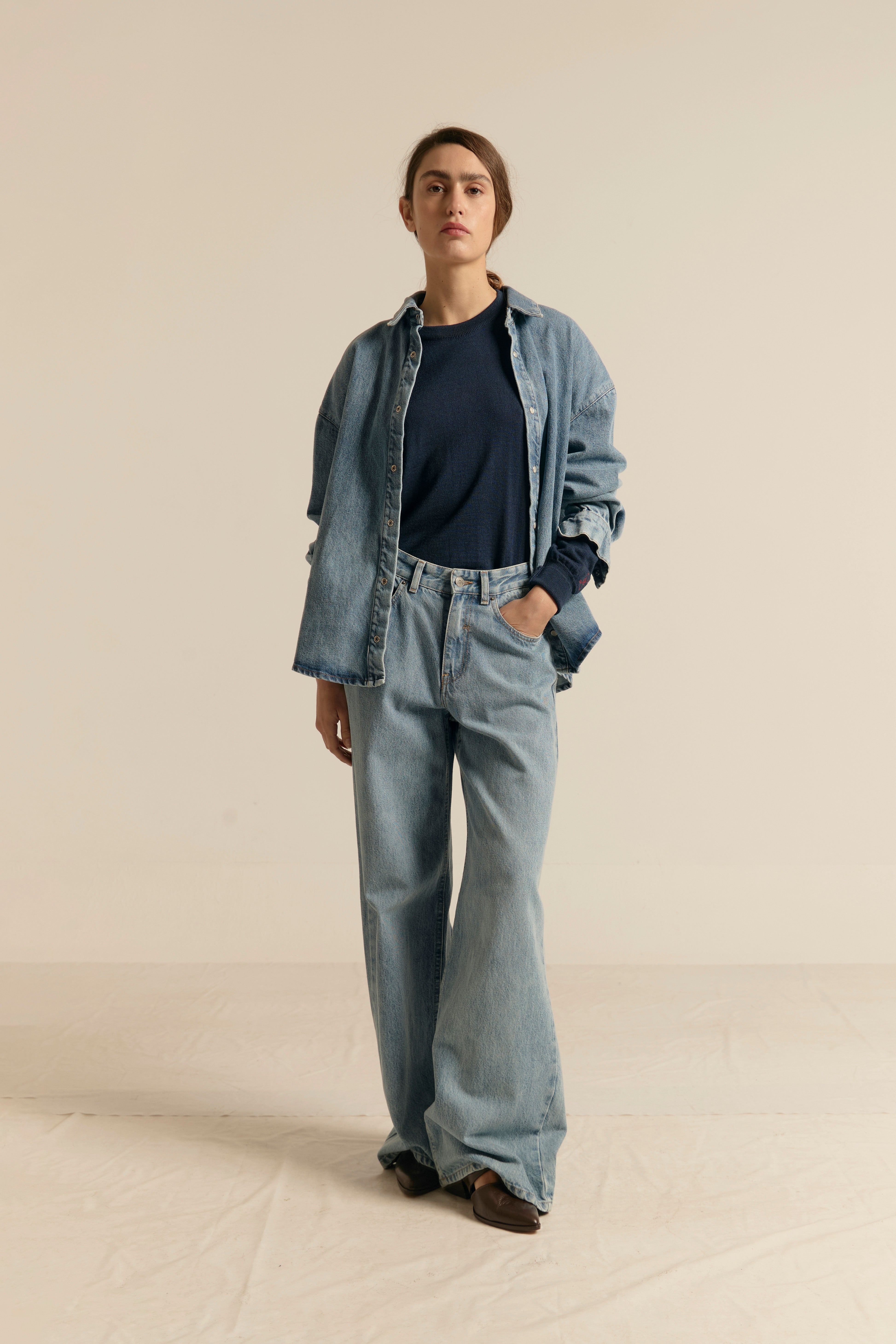 CANADIAN TUXEDO DENIM AZUL (LUCY + BETTINA)