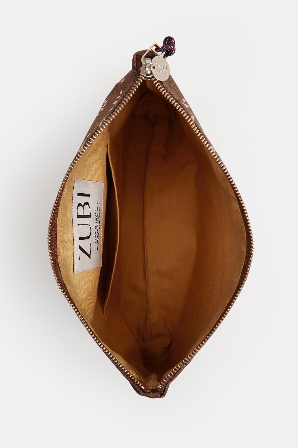 POUCH CANVAS BANDANA MARRÓN