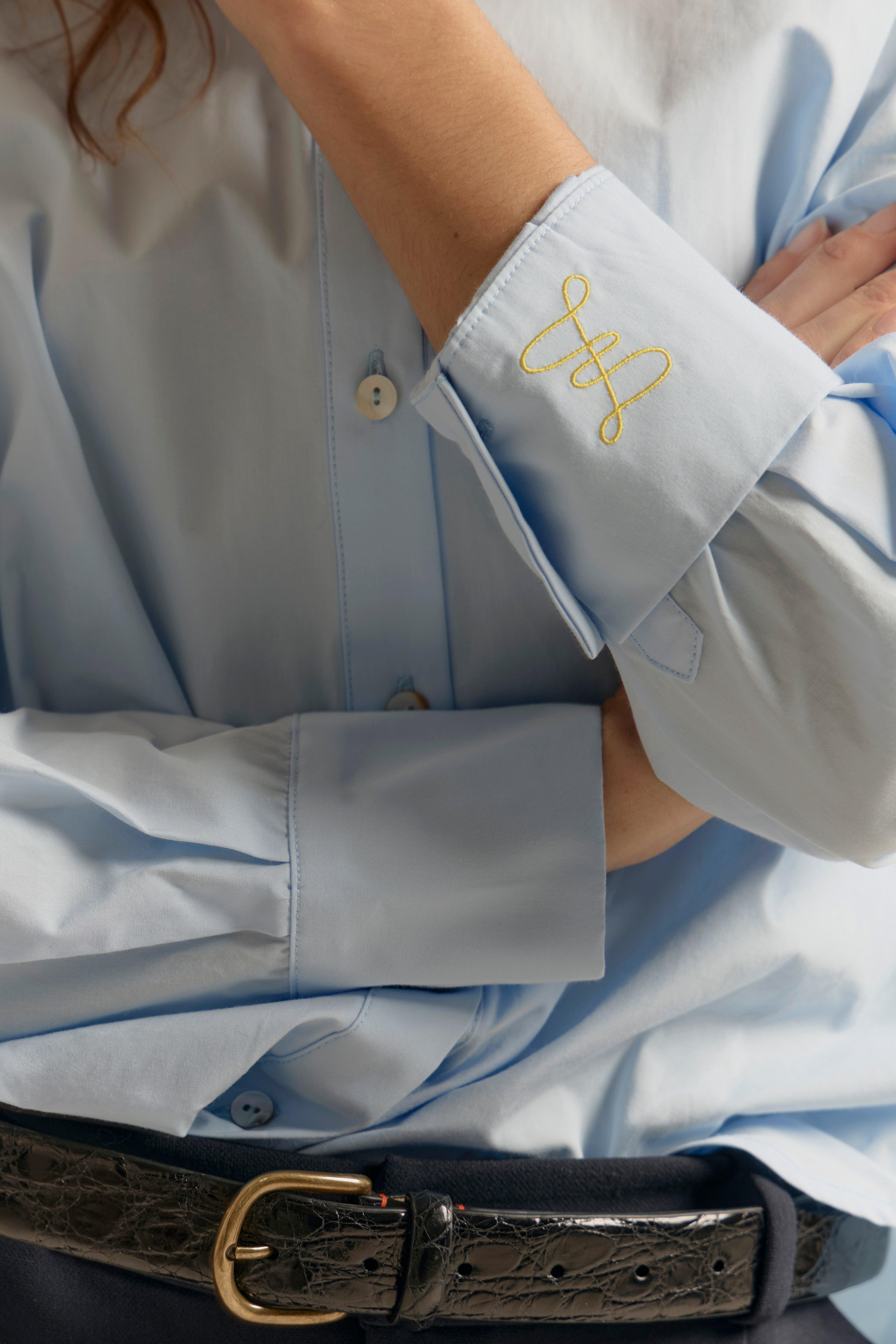 CAMISA TILDA CELESTE