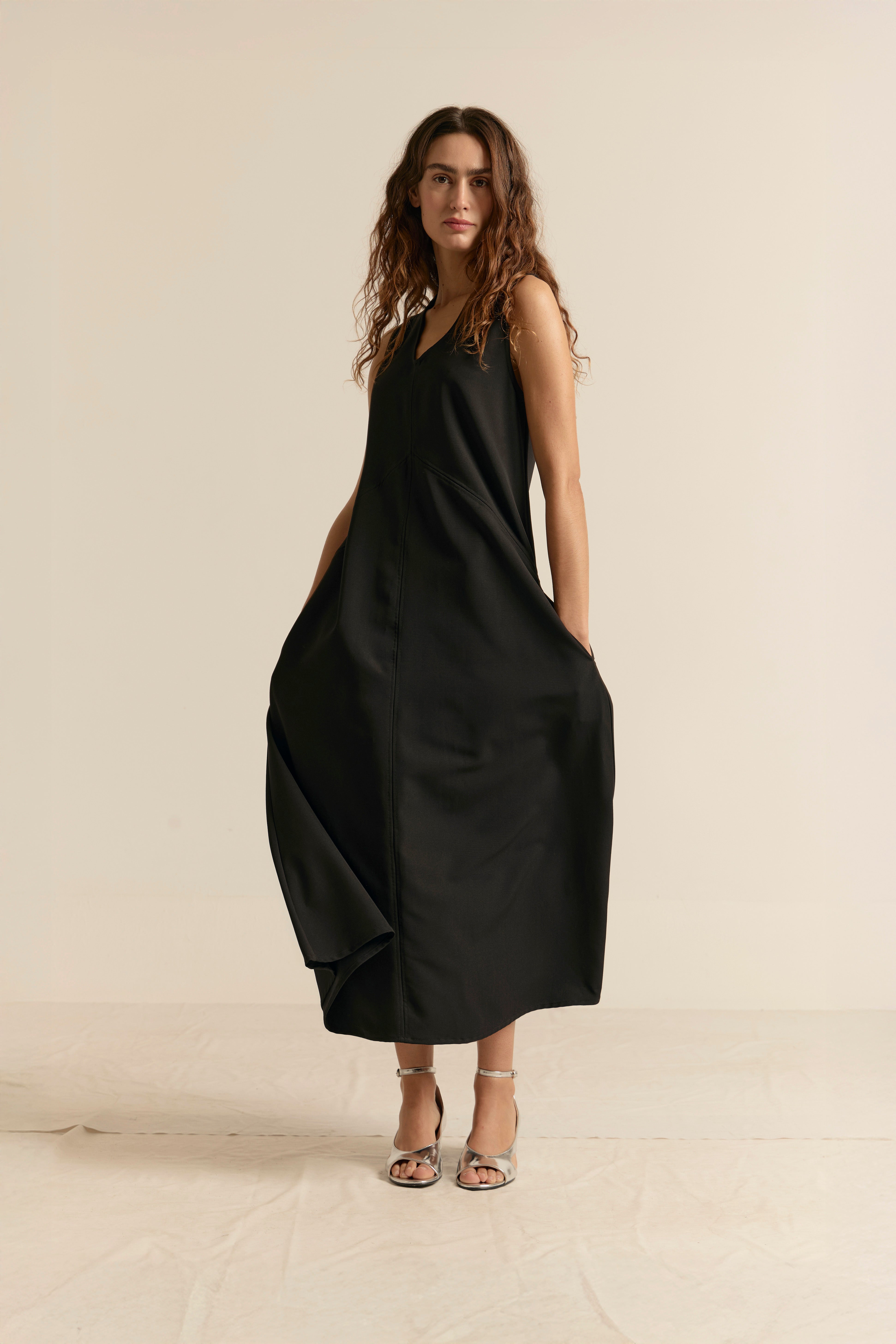 VESTIDO BEATRICE SARGA NEGRO