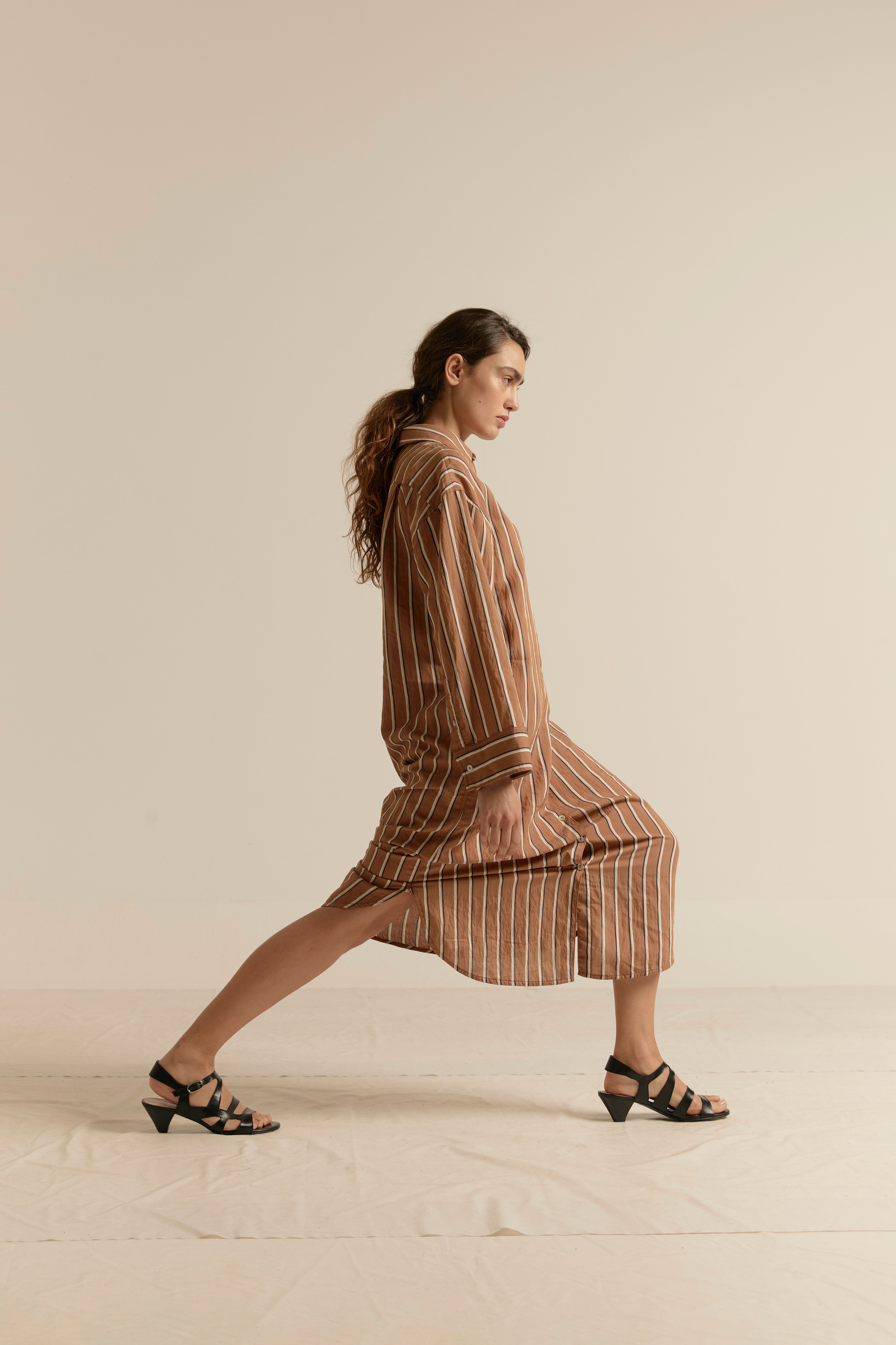 VESTIDO CAMISERO LAILA RAYAS