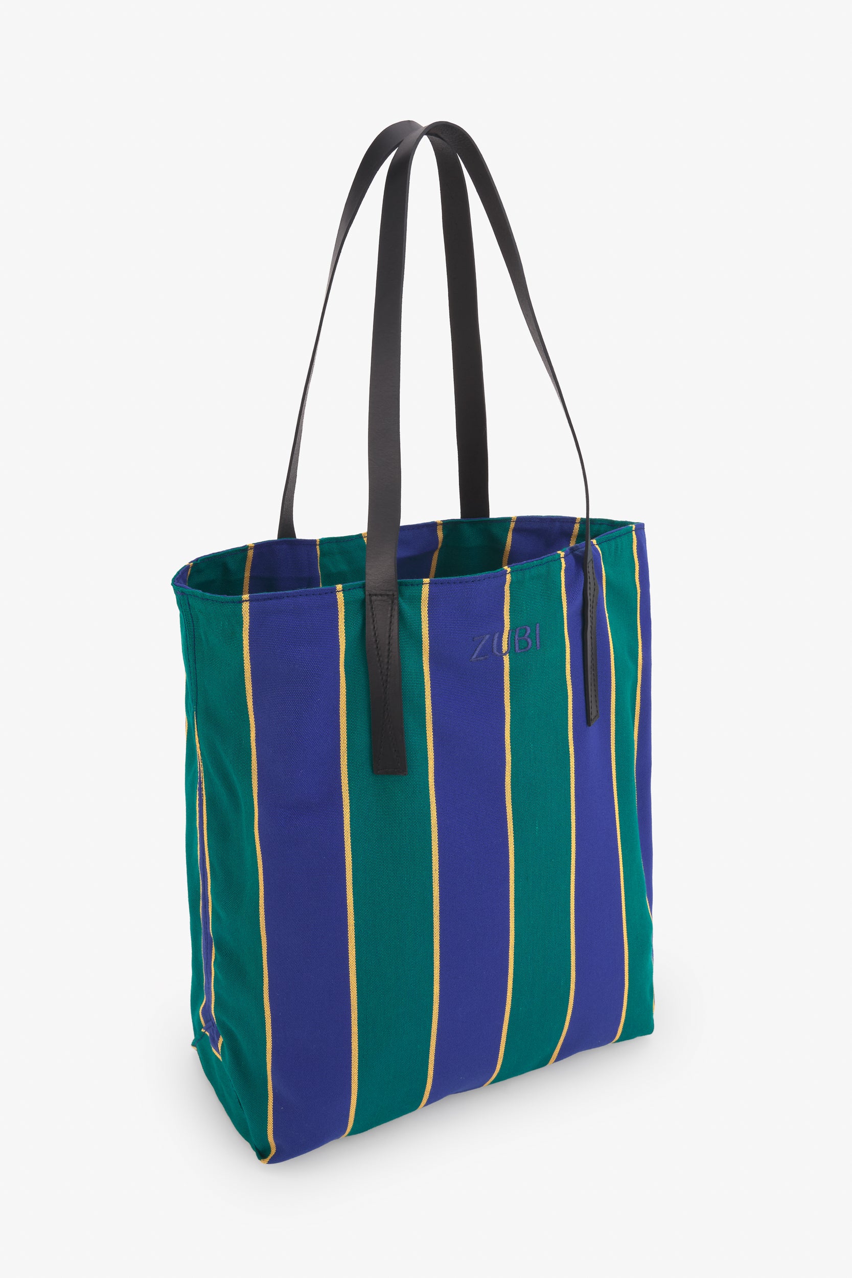 TOTE RAYAS AZUL