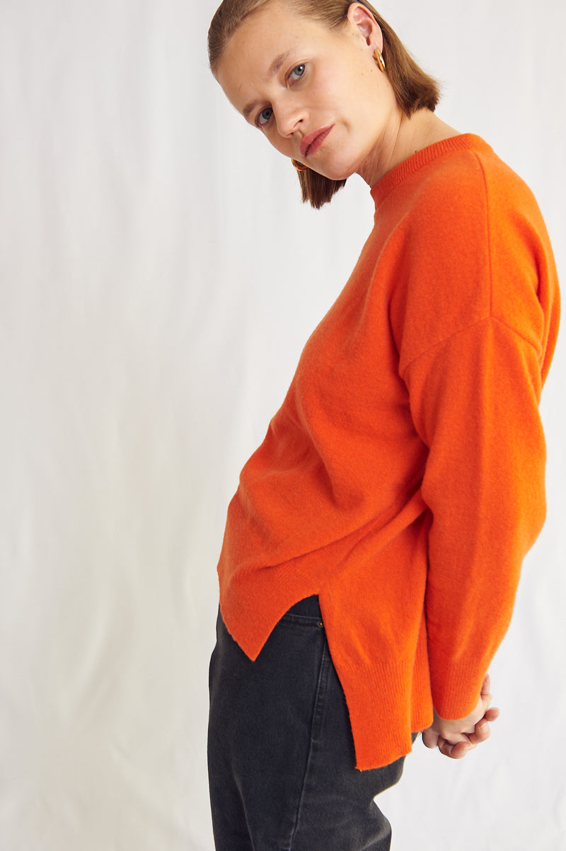 jersey pisco lana naranja