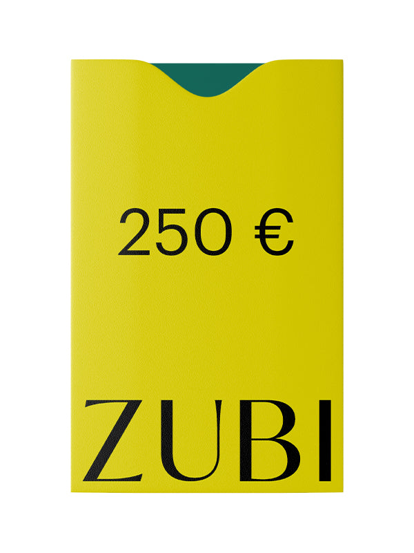 TARJETA REGALO ZUBI