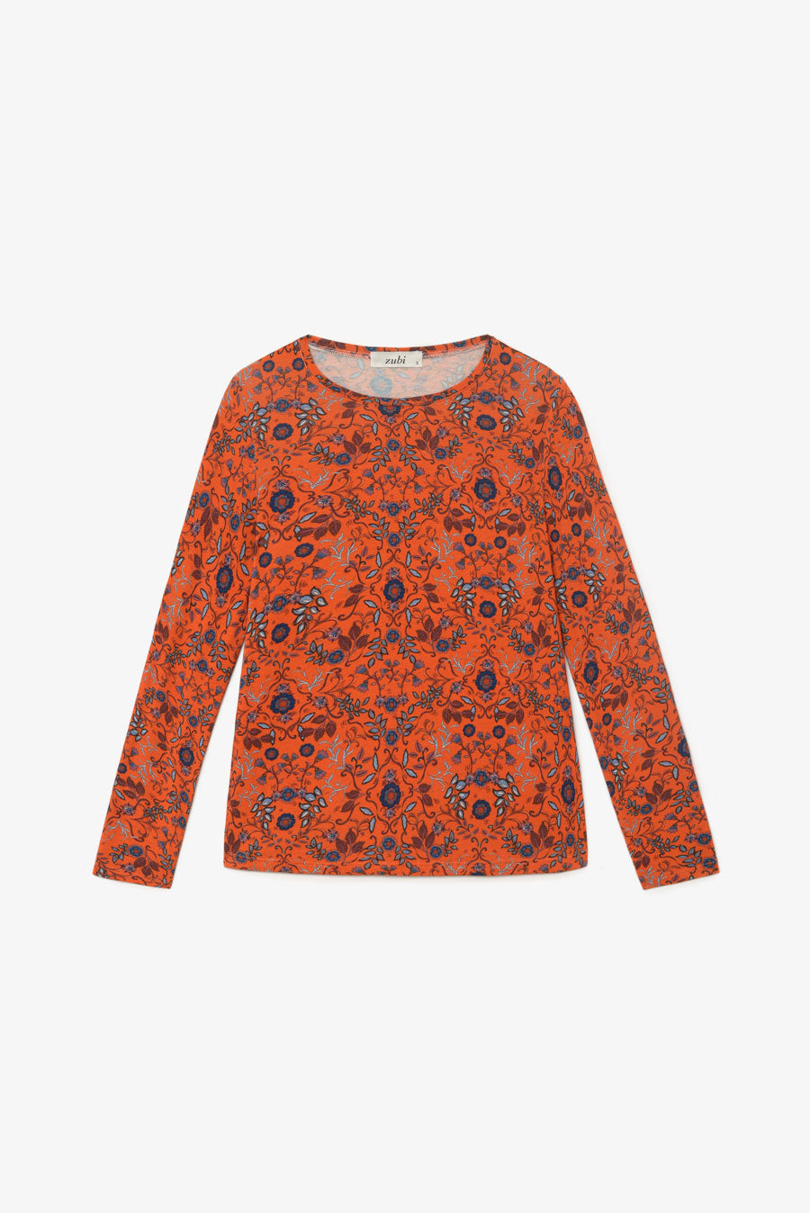 top antje estampado naranja
