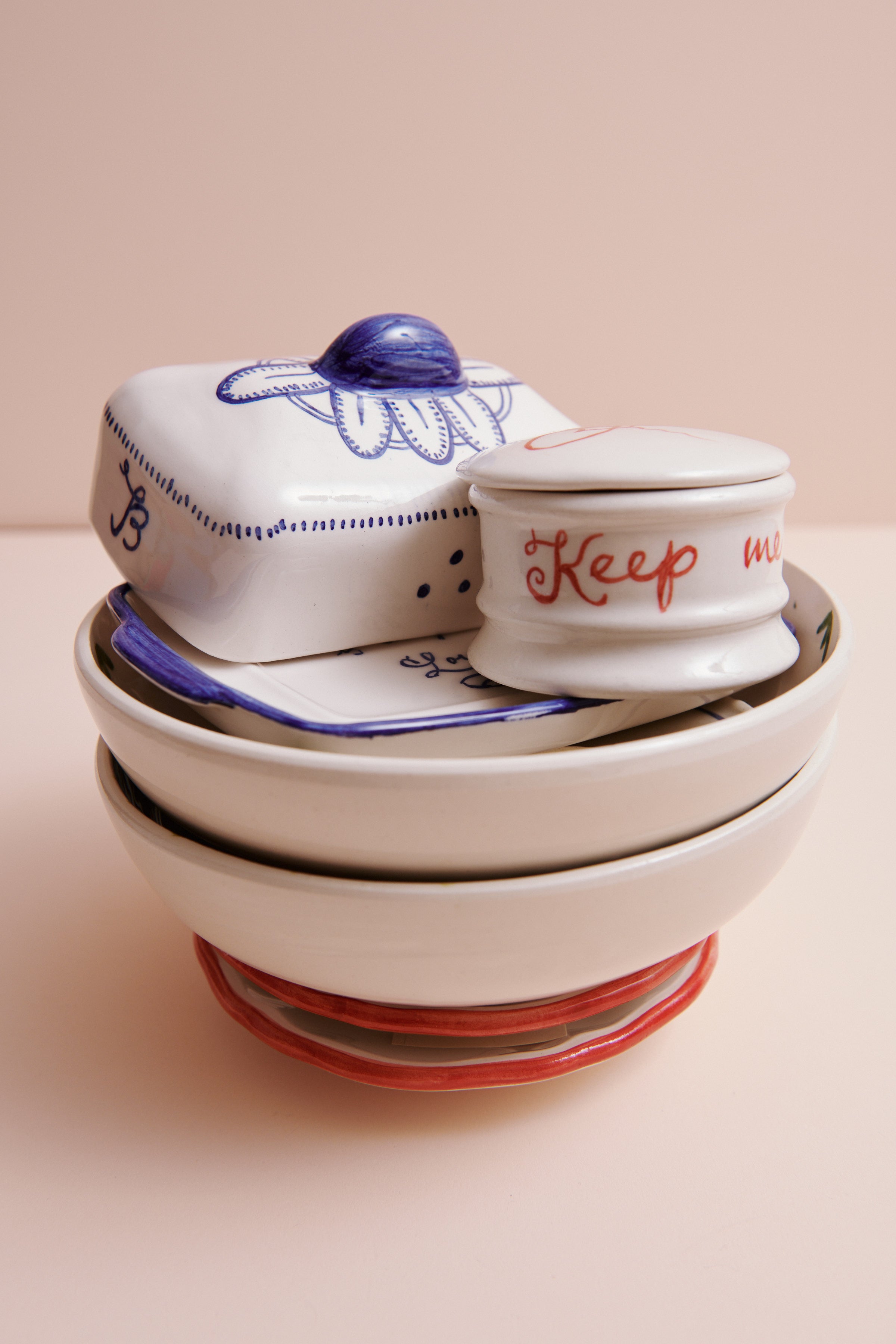 MANTEQUILLERA FLORES Nuria Blanco