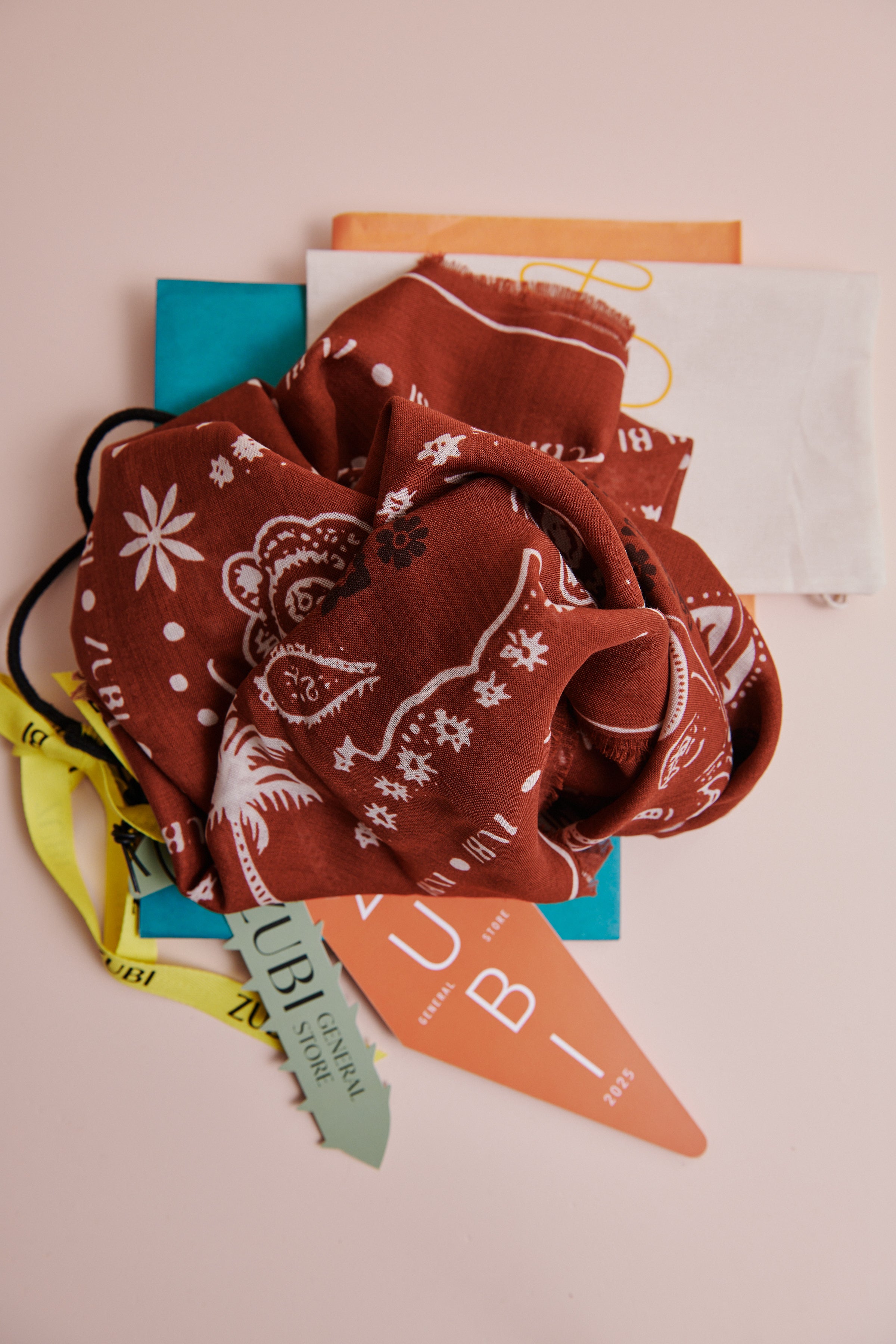 PAÑUELO LANA BANDANA AZUL