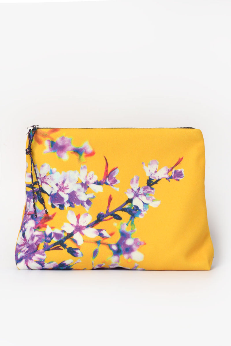 Pouch CHERRY YELLOW Tweed