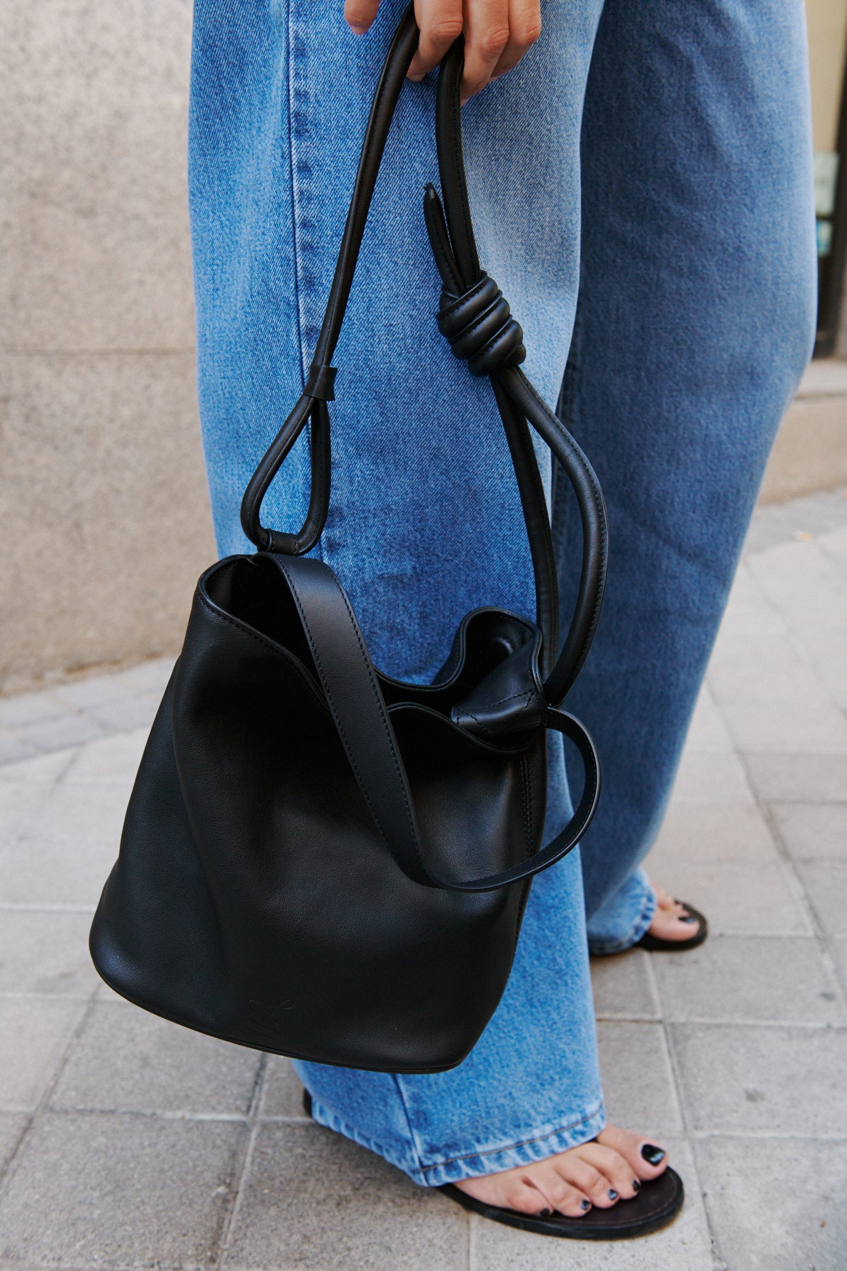 Bolso Cubo M Negro