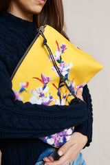Pouch CHERRY YELLOW Tweed