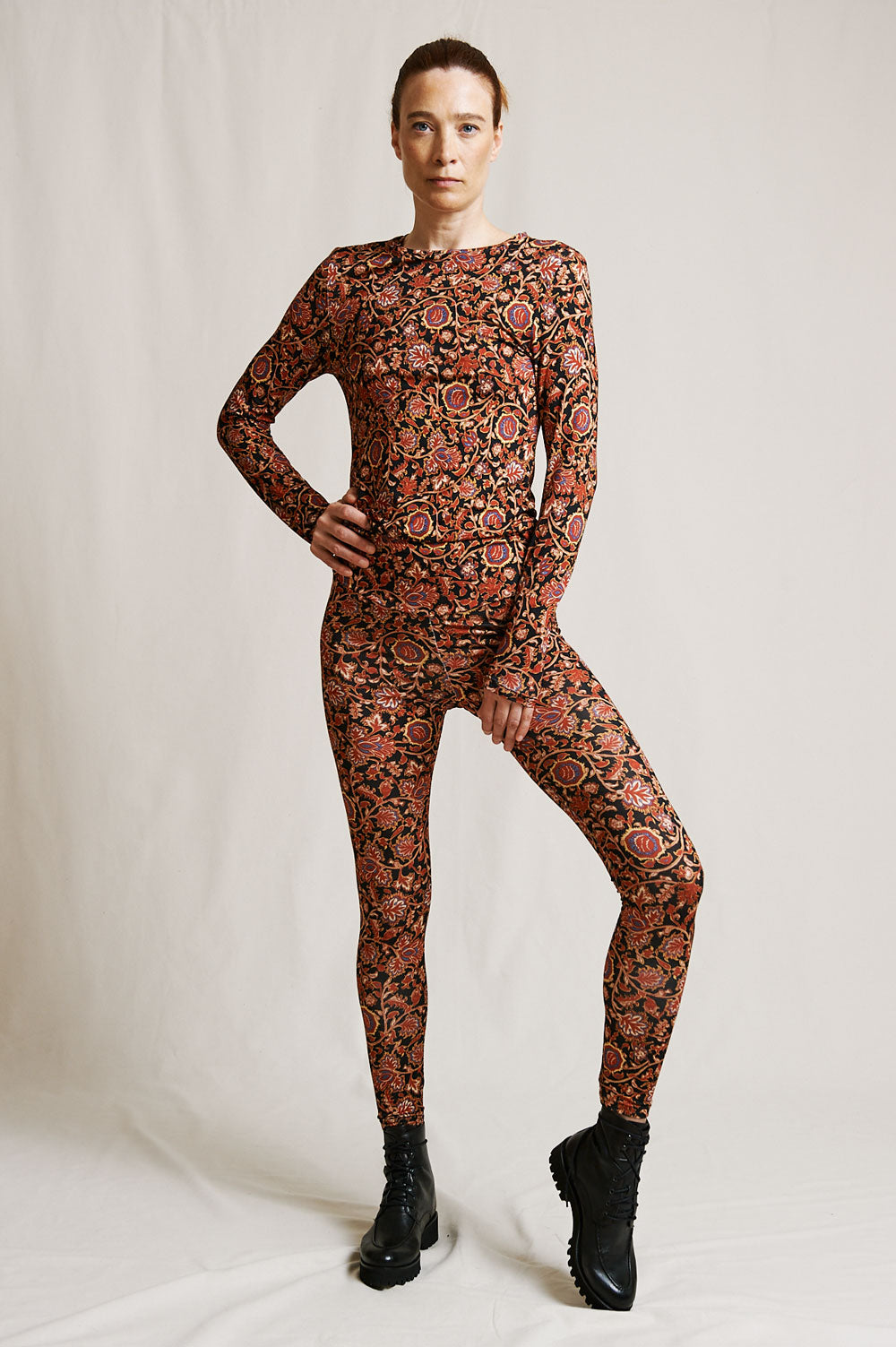 legging lilja estampado negro