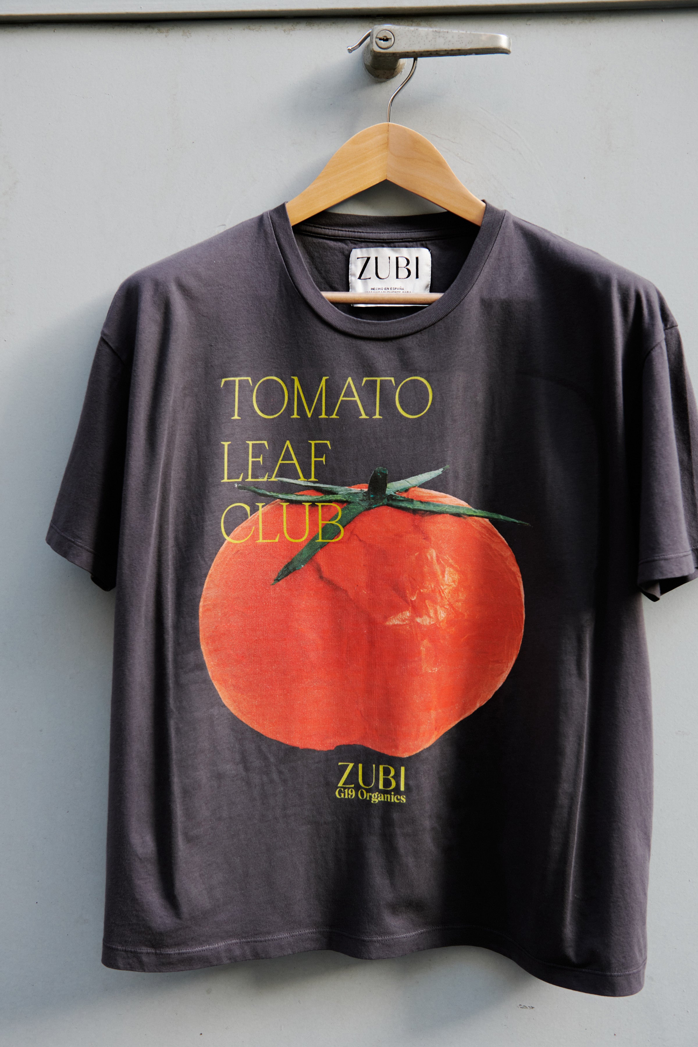 CAMISETA TOMATO LEAF CLUB PLOMO G19