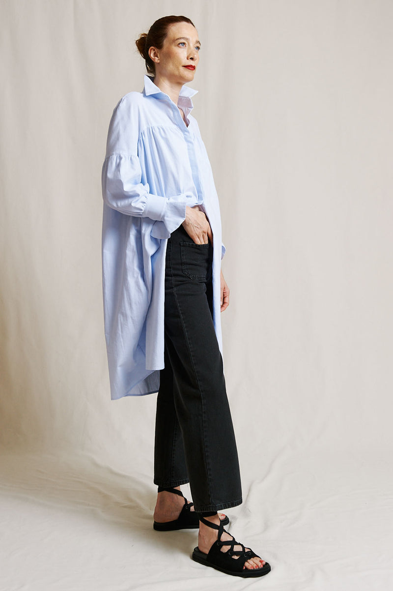 vestido elín azul