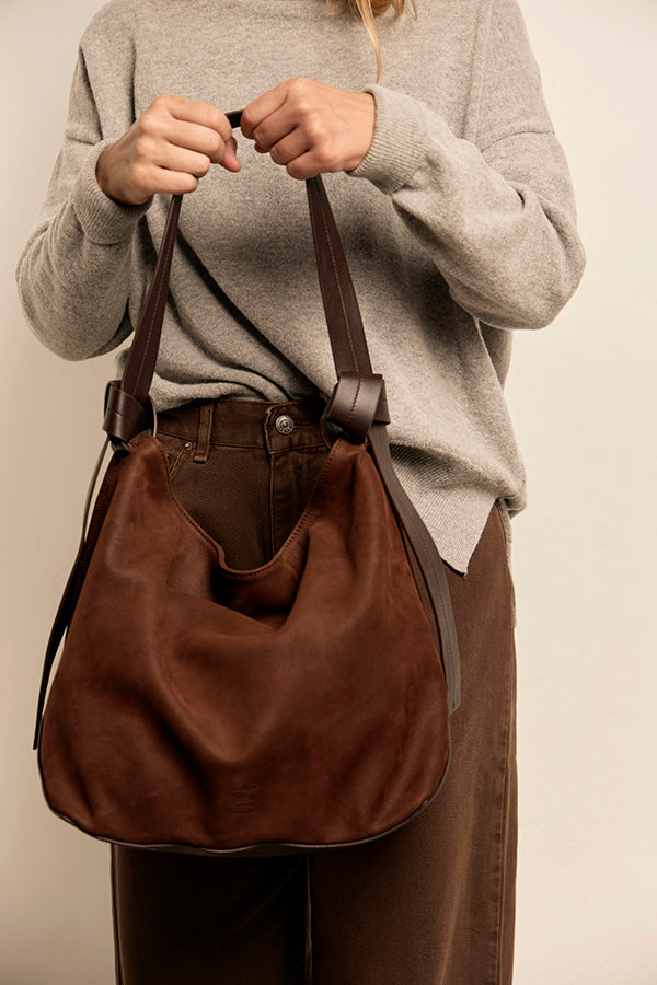 BOLSO NUDO L NOBUK ESPRESSO