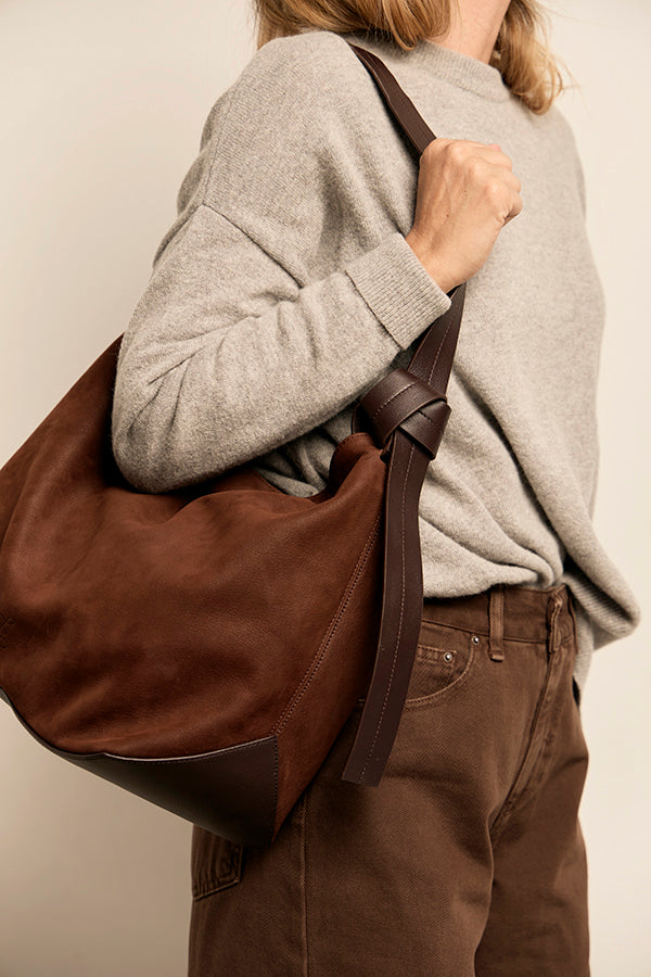 BOLSO NUDO L NOBUK ESPRESSO