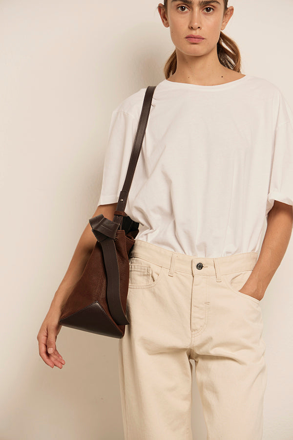 BOLSO NUDO M NOBUK ESPRESSO