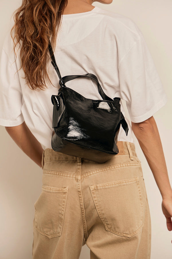 BOLSO NUDO S CHAROL NERO
