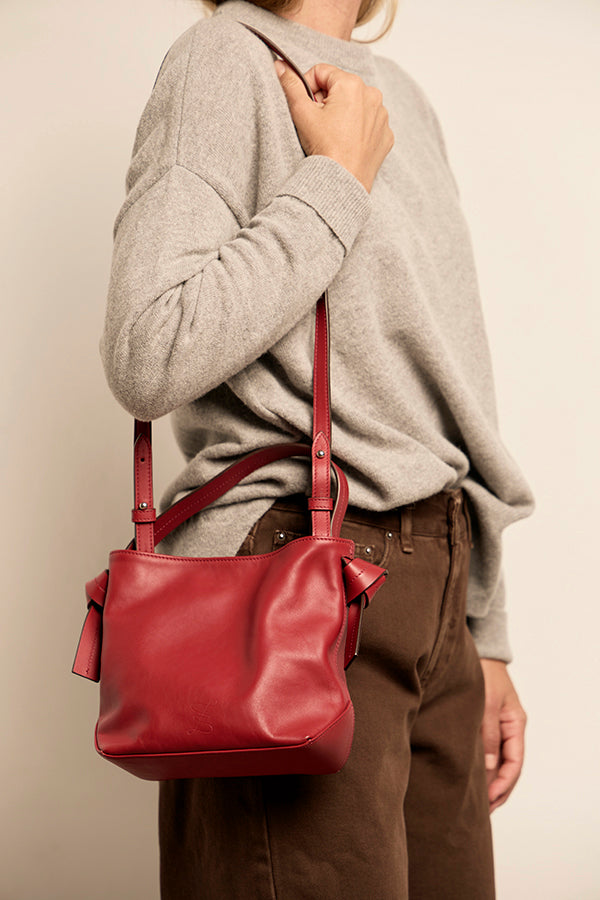 BOLSO NUDO S ROJO