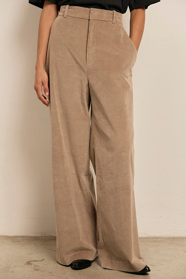 ANETTE PANTALON PANA TORTORA