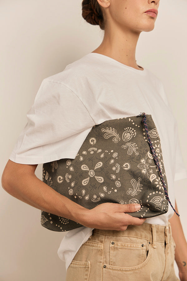 bolso de algodón de mano de ZUBI