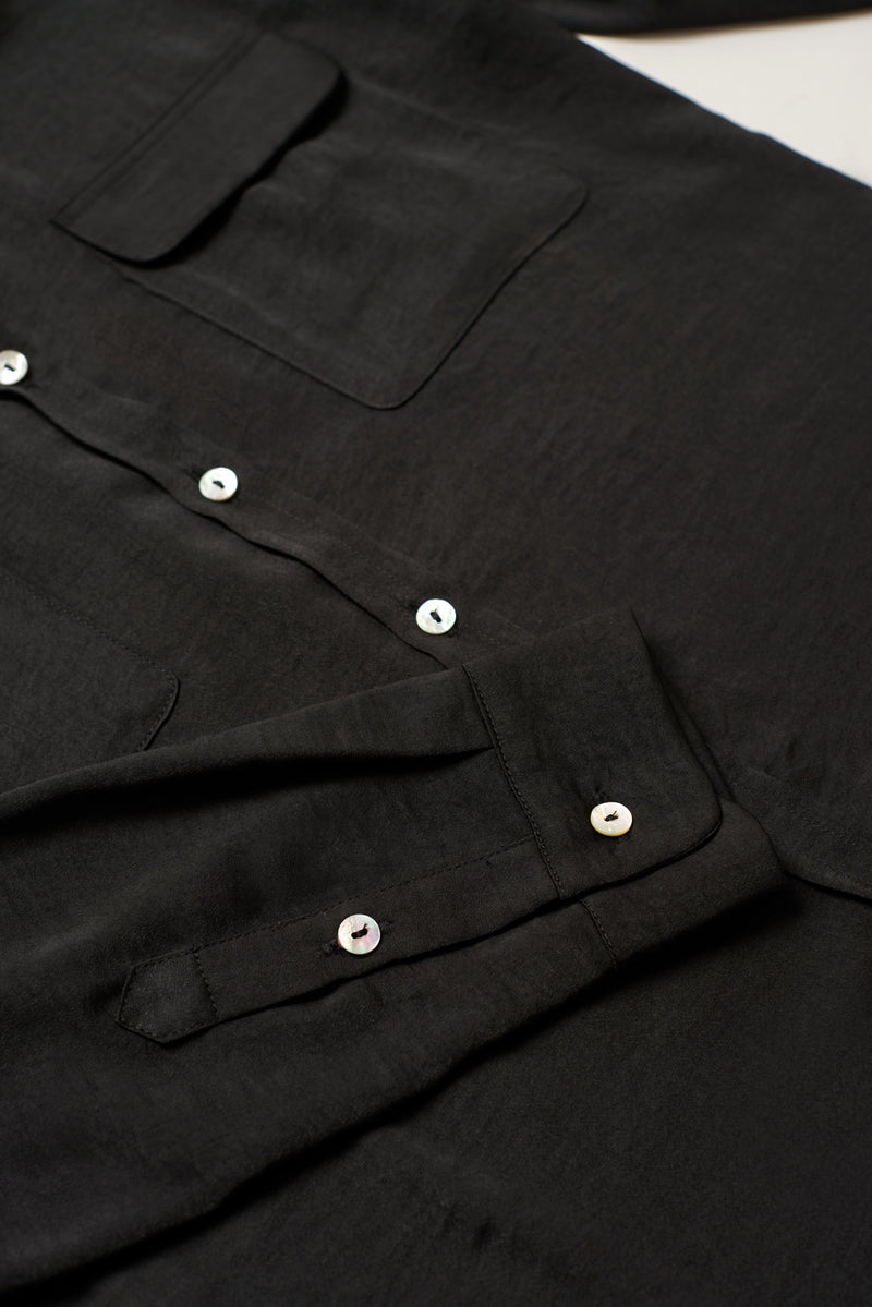 camisa catalina negro