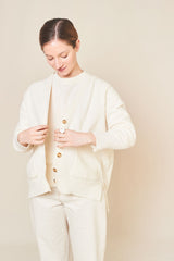chaqueta juice lana blanca
