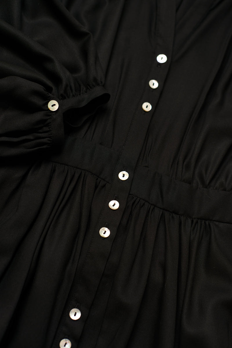 vestido posidonia negro